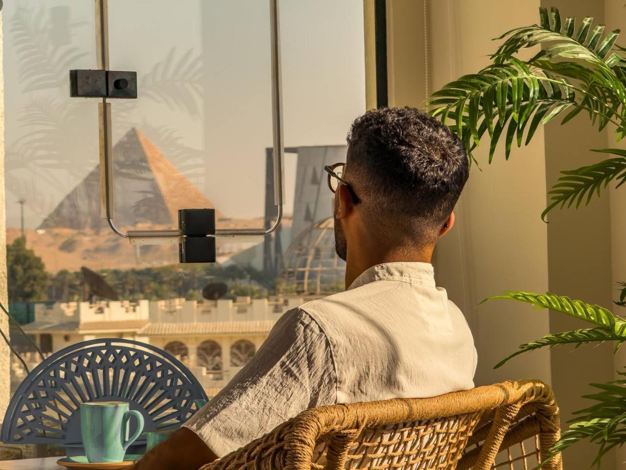 Fancy Pyramids' View, Giza's Gem Appartement Caïro